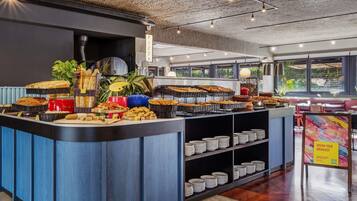 Daily buffet breakfast for a fee
