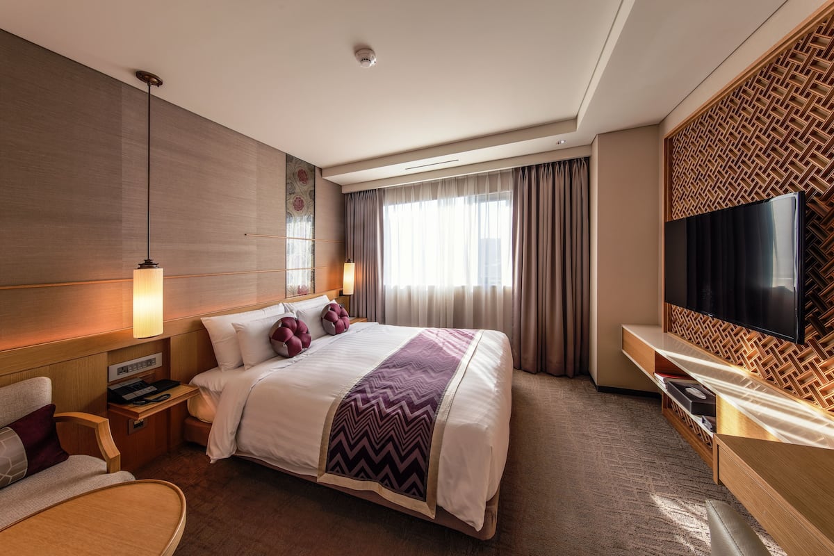 1 chambre, literie de qualité supérieure, couette en duvet d'oie