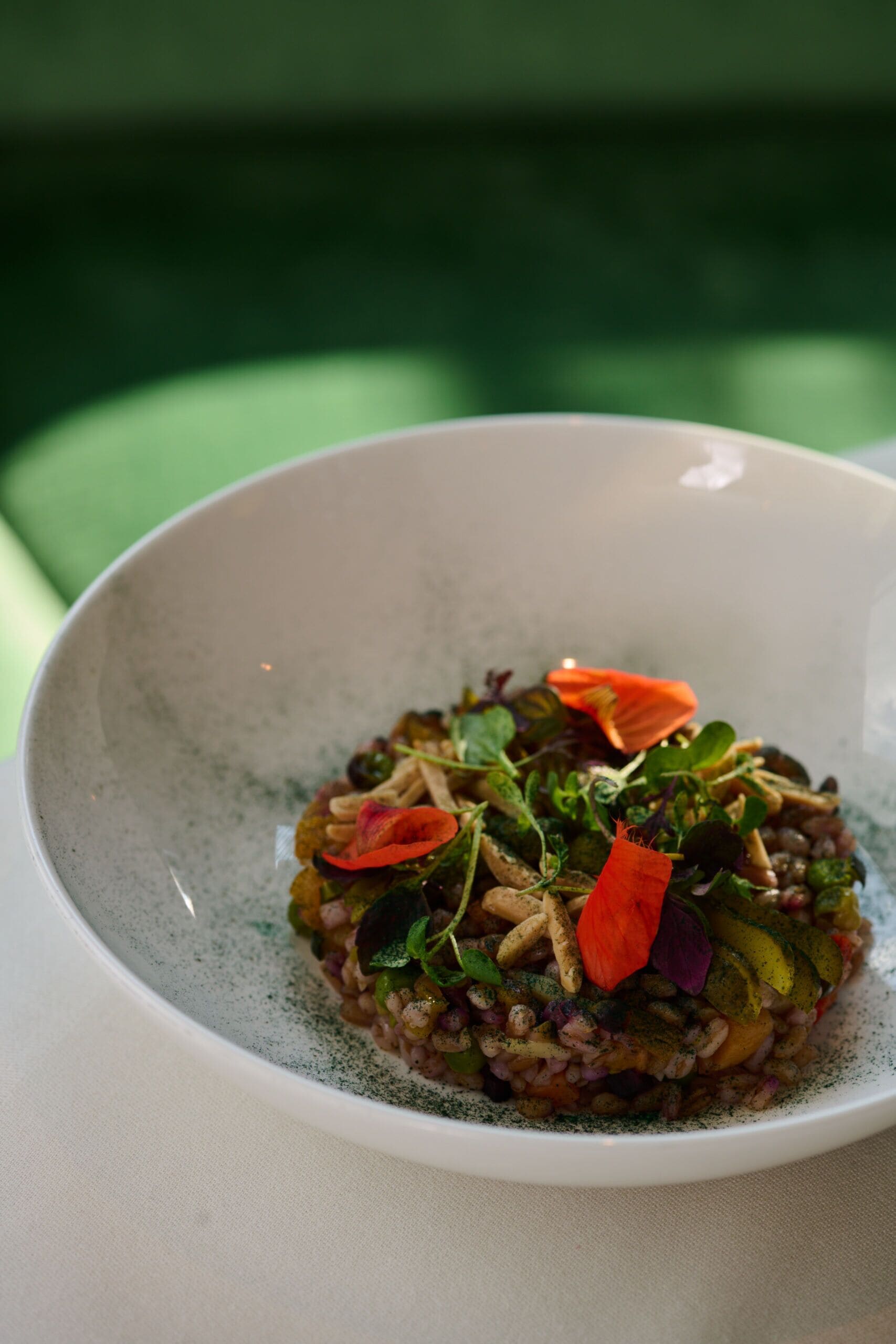 dinner served, mediterranean cuisine, al fresco dining