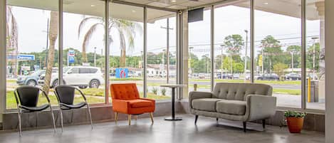 Lobby sitting area