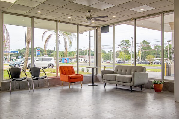 Sala de estar en el lobby