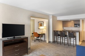 Suite, 2 Queen Beds (Living Area) | Hypo-allergenic bedding, desk, blackout drapes, iron/ironing board - Holiday Inn Express San Bernardino - Colton by IHG (Colton)