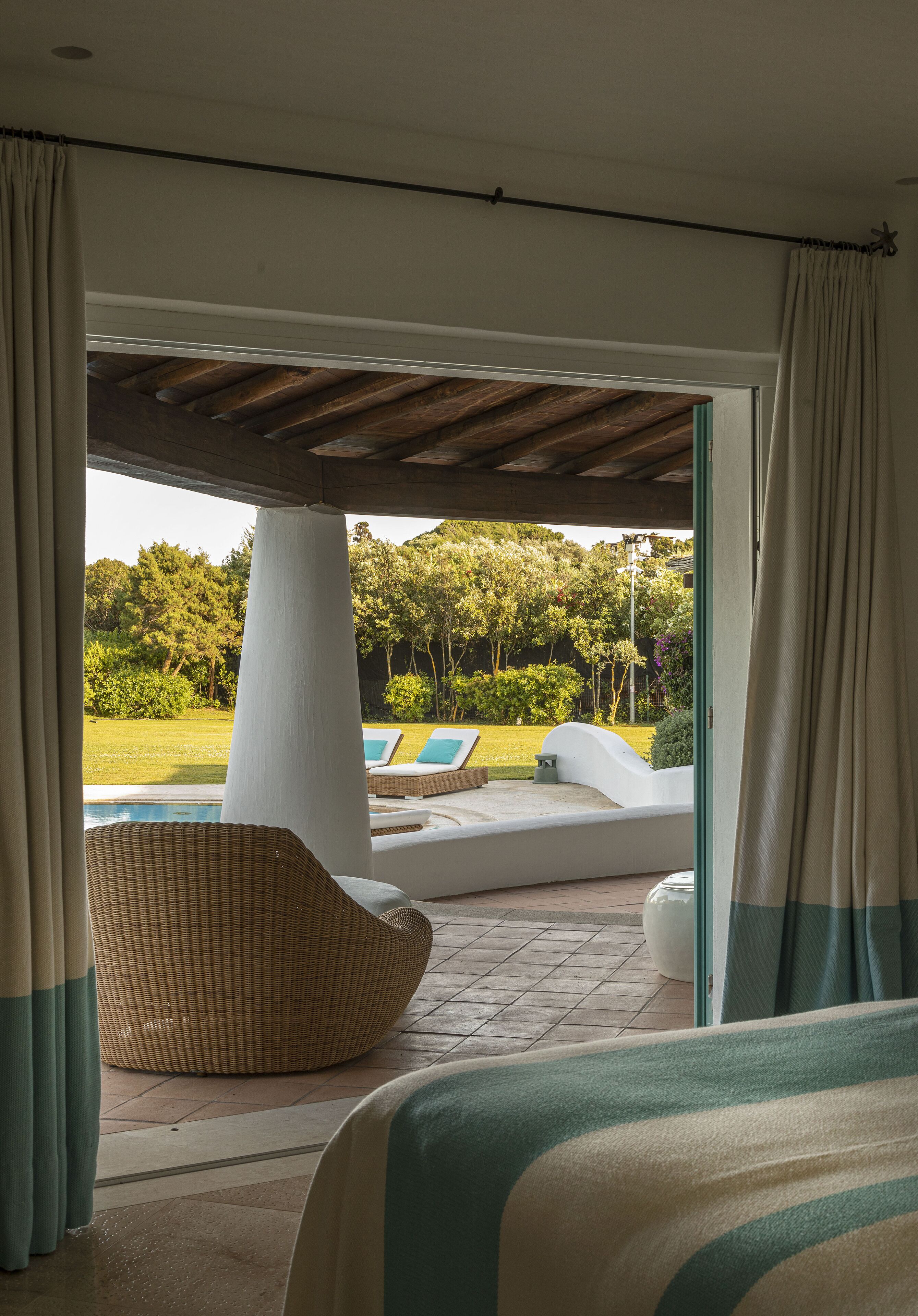 Villa, 3 Schlafzimmer, eigener Pool | Daunenbettdecken, Minibar, Zimmersafe, Schreibtisch