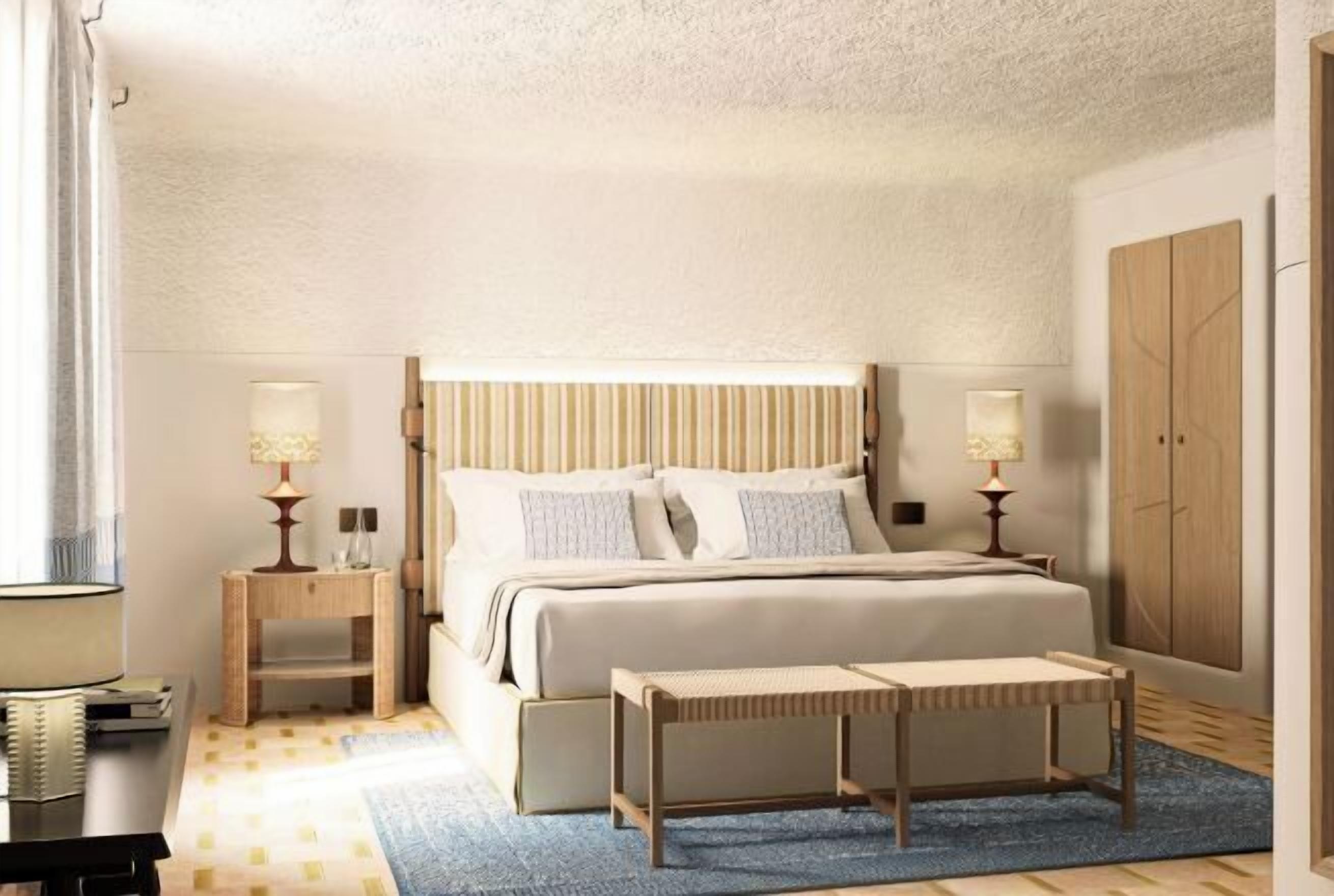 Down duvets, minibar, in-room safe, desk