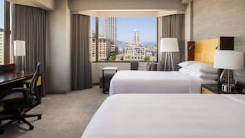 Junior Suite, 2 Double Beds | 1 bedroom, down duvets, in-room safe, desk