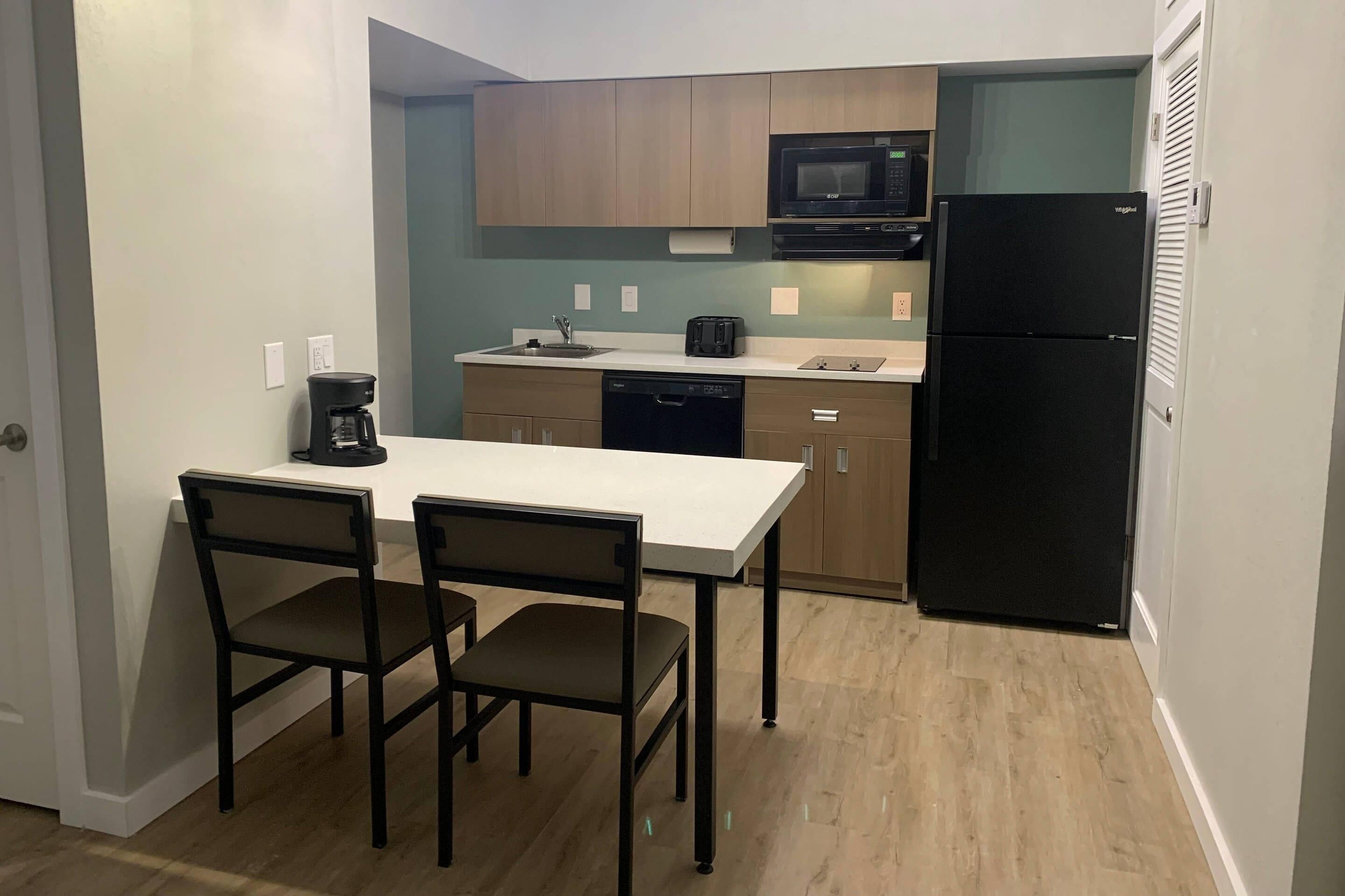 Premium bedding, blackout drapes, iron/ironing board, free WiFi