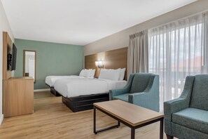 Suite, 2 lits doubles, non-fumeur | Literie de qualitĂ©, rideaux dâobscurcissement, fer et planche Ă repasser