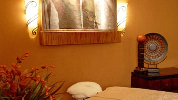 Sauna, aromatherapy, hot stone massages, deep-tissue massages