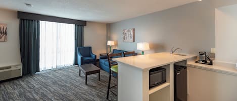 Suite, 1 King Bed, Non Smoking, Kitchenette (Walk-in Shower;with Sofabed) | Private kitchen