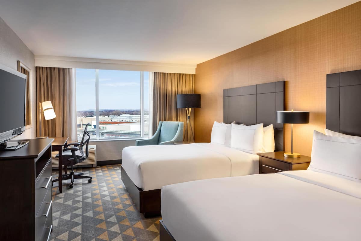 Room, 2 Queen Beds | Premium bedding, down comforters, pillowtop beds, in-room safe