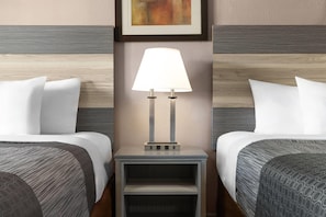 Room, 2 Queen Beds, Non Smoking | In-room safe, iron/ironing board, free WiFi, bed sheets
