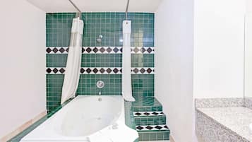 Hair dryer, towels