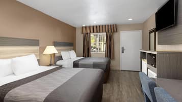 In-room safe, iron/ironing board, free WiFi, bed sheets