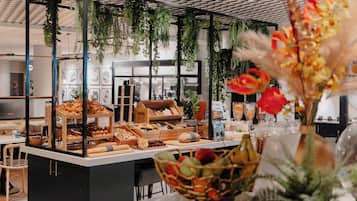Daily buffet breakfast (EUR 24 per person)