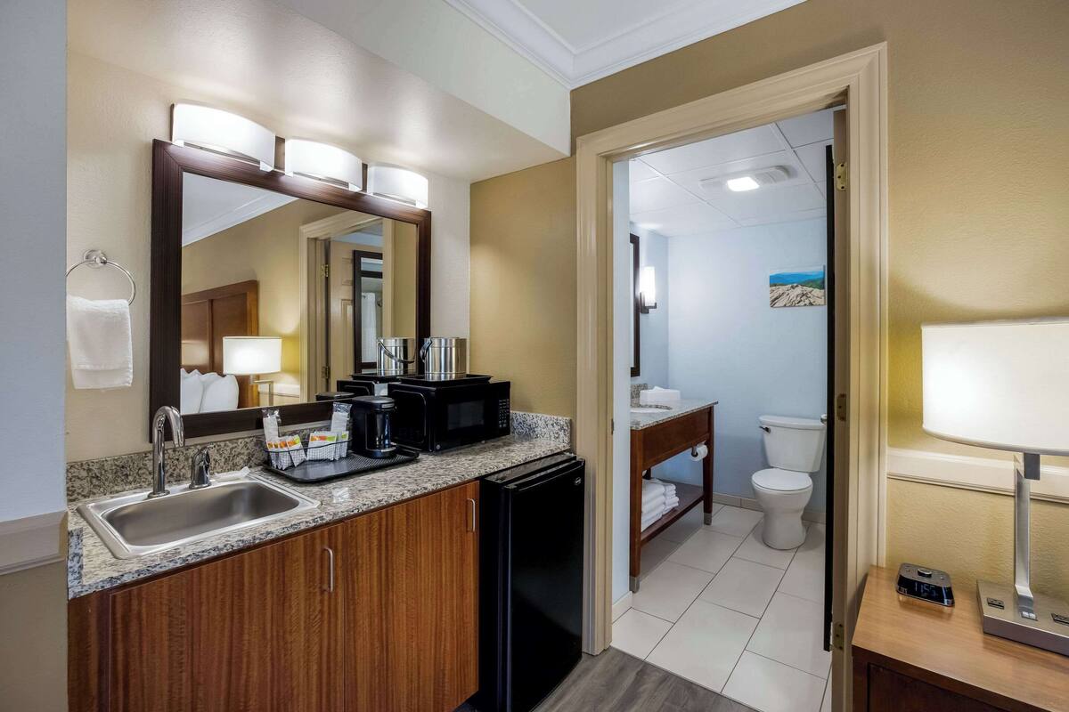 premium bedding, blackout curtains, iron/ironing board, free wifi