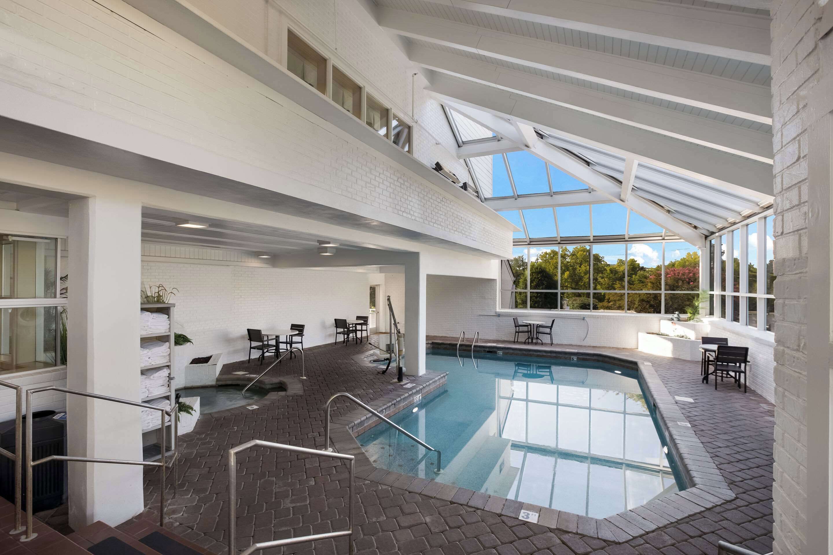 Indoor pool, seasonal outdoor pool