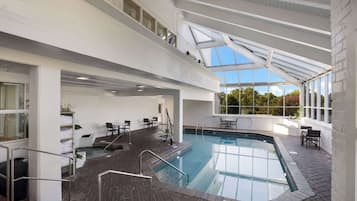 Indoor pool, seasonal outdoor pool