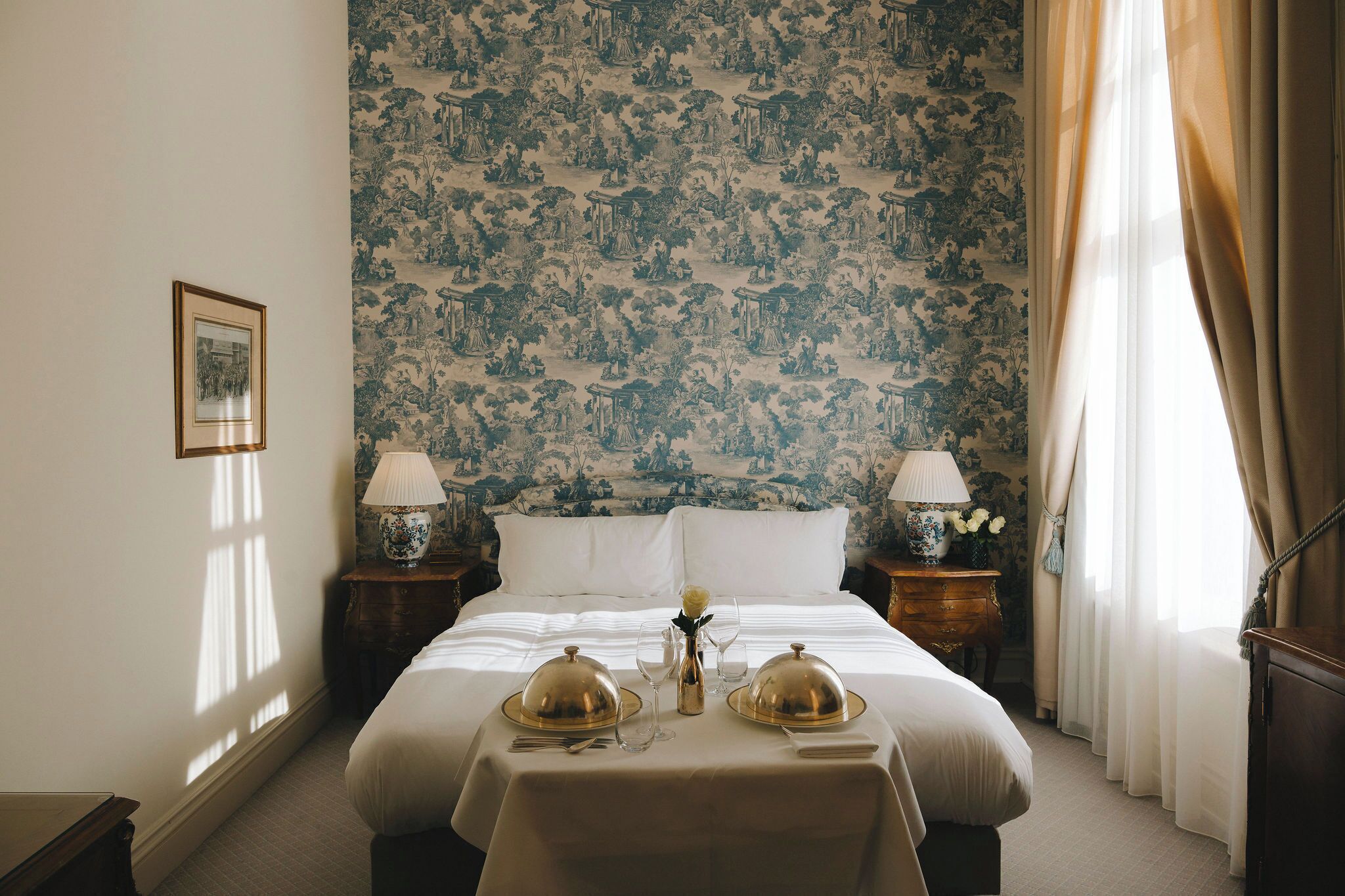 Quarto premium, 1 cama King, vista para o rio | Roupas de cama de algodão egípcio, roupas de cama premium, frigobar