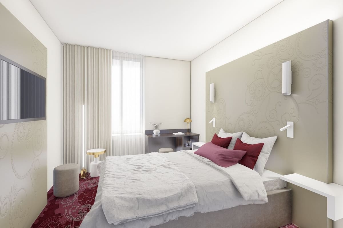 Laptop workspace, iron/ironing board, free WiFi, bed sheets