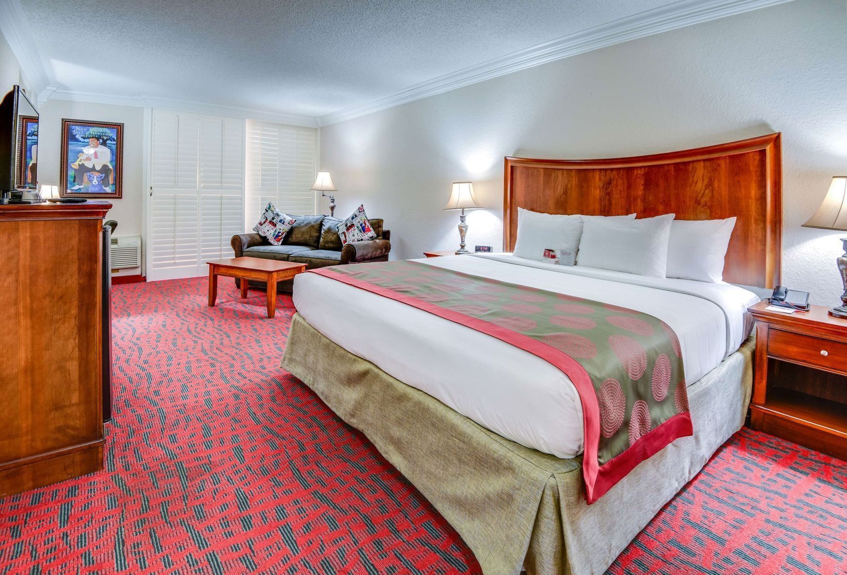 In-room safe, desk, blackout curtains, iron/ironing board