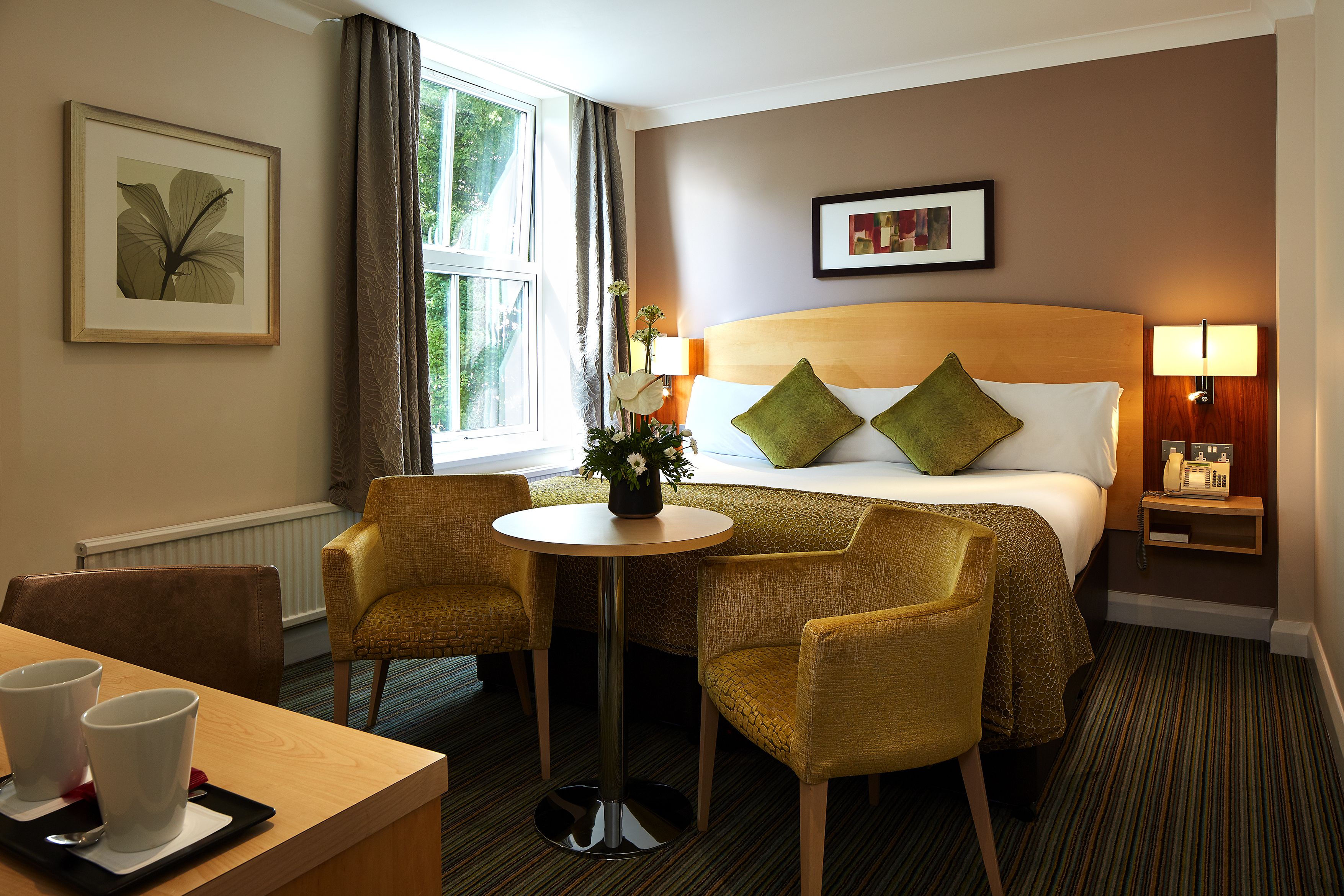 premium double room, 1 king bed | hypo-allergenic bedding, in-room safe, individually decorated