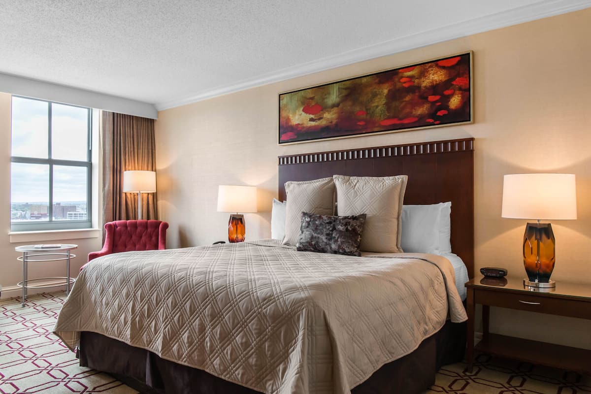 고급 침구, 오리/거위털 이불, 객실 내 금고, 책상