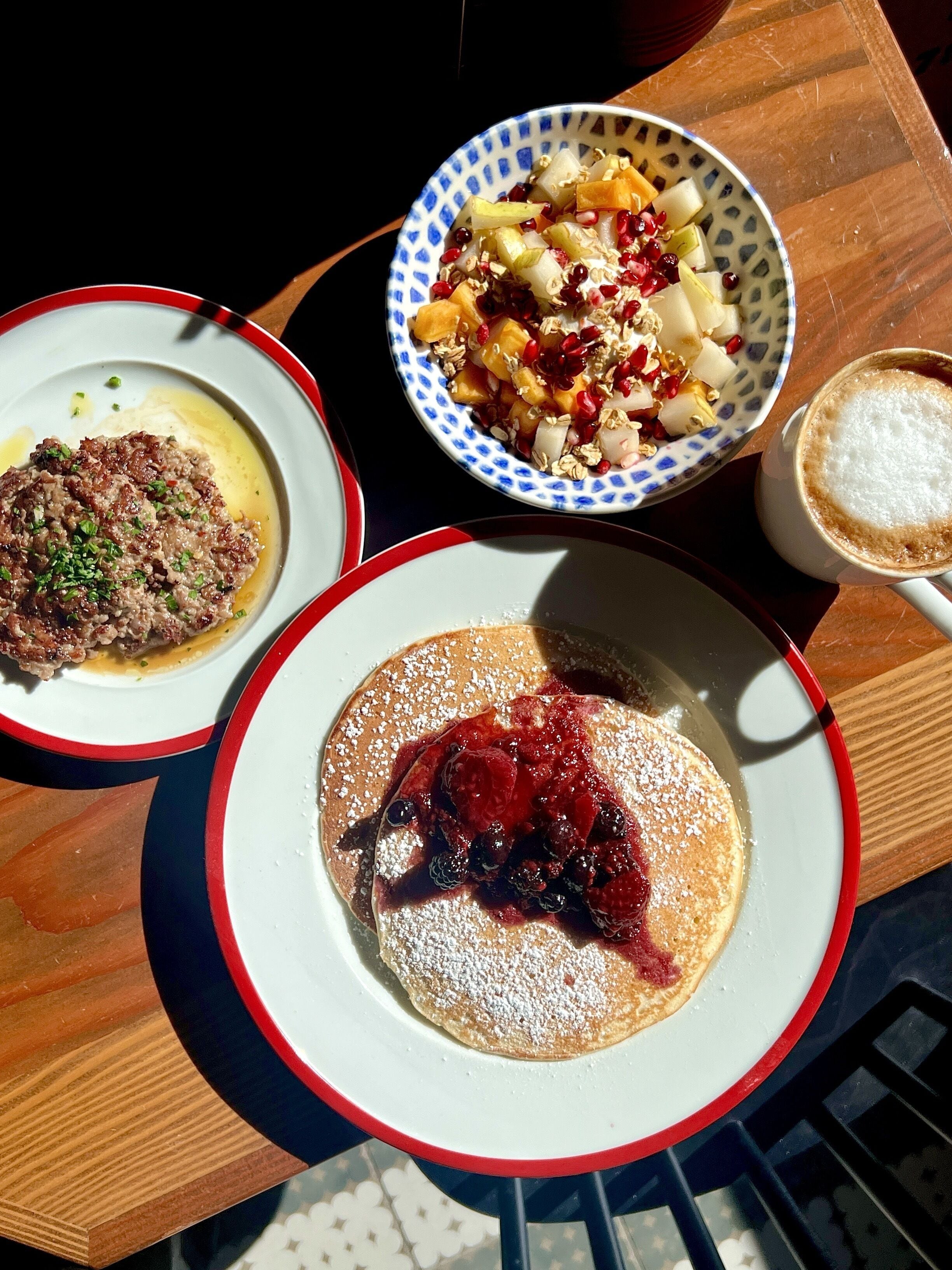 daily cooked-to-order breakfast for a fee