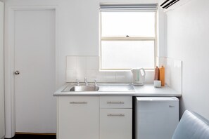Family Studio (3rd Floor - No Lifts) | Private kitchen | Fridge, microwave - Central Railway (Redfern)