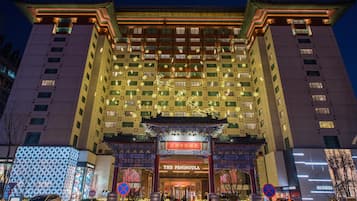 Front of property – evening/night