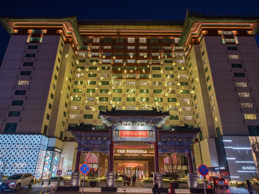 Façade de l’hébergement - soirée/nuit