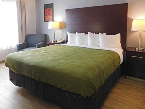 Premium bedding, pillow-top beds, in-room safe, desk