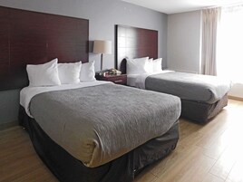 Premium bedding, pillowtop beds, in-room safe, desk
