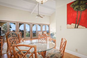 Suite, 1 Queen Bed, Ocean View | Living area | 43-inch flat-screen TV with cable channels, TV