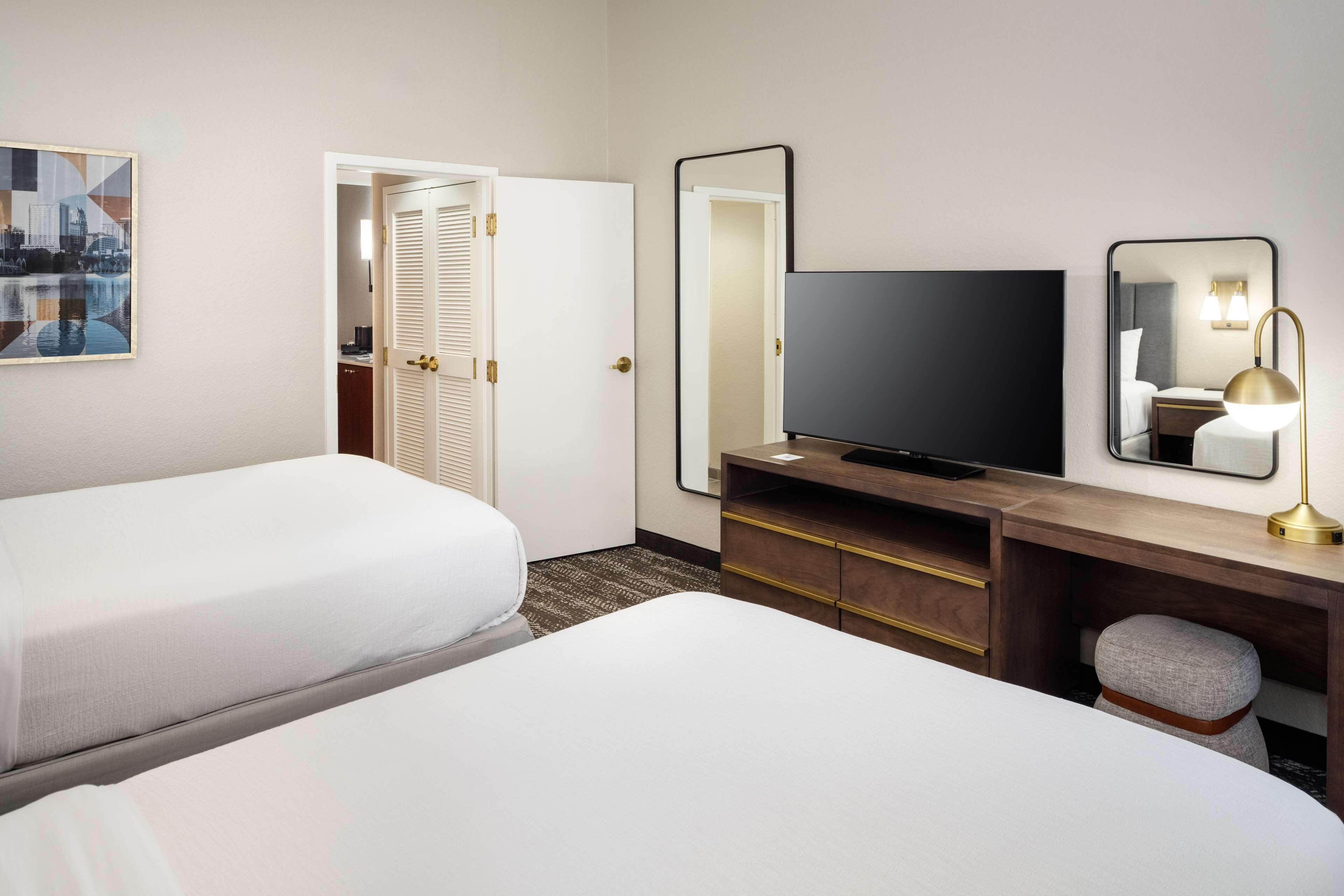 hypo-allergenic bedding, in-room safe, desk, iron/ironing board