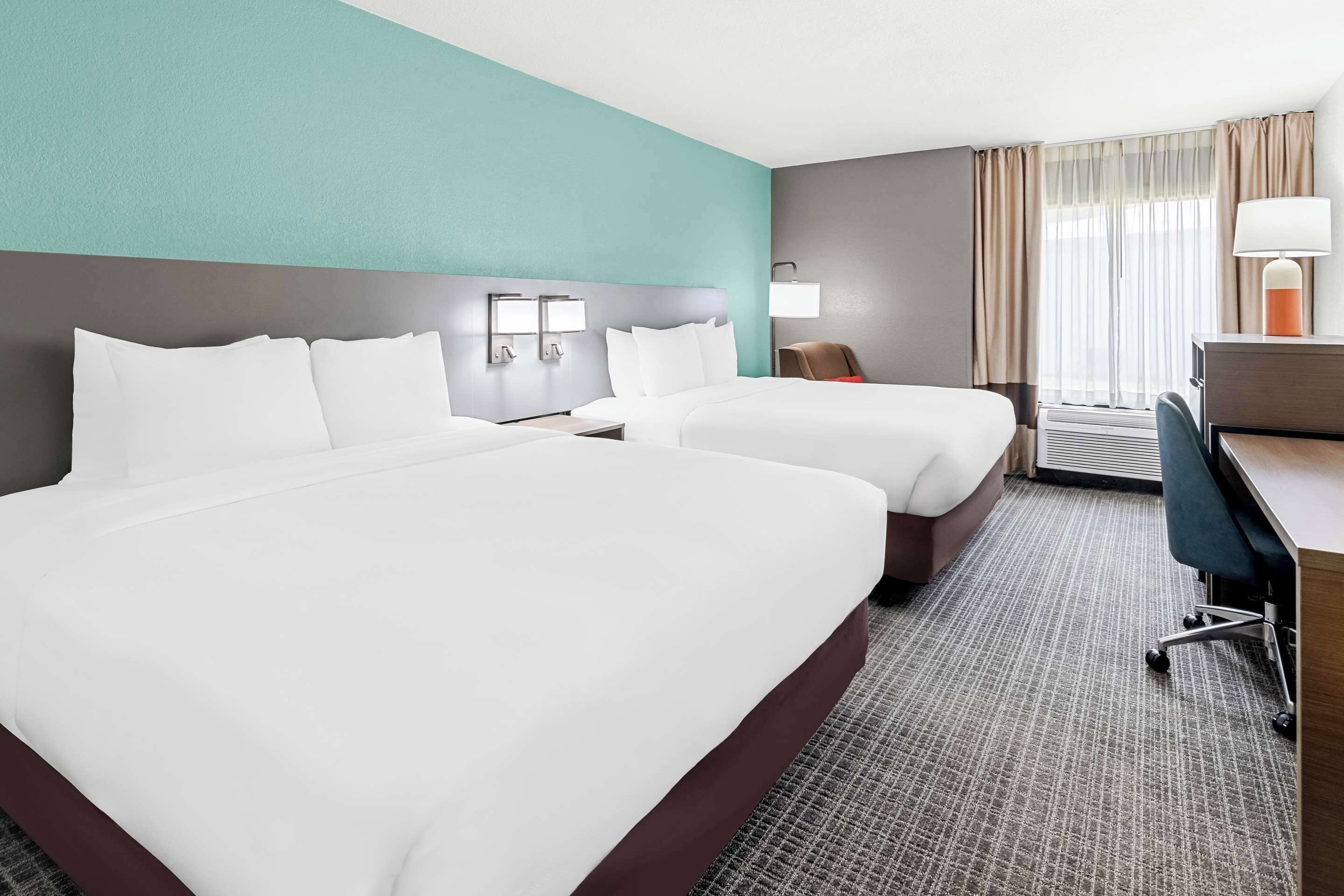 room, 2 queen beds, accessible, non smoking | 1 bedroom, premium bedding, desk, iron/ironing board