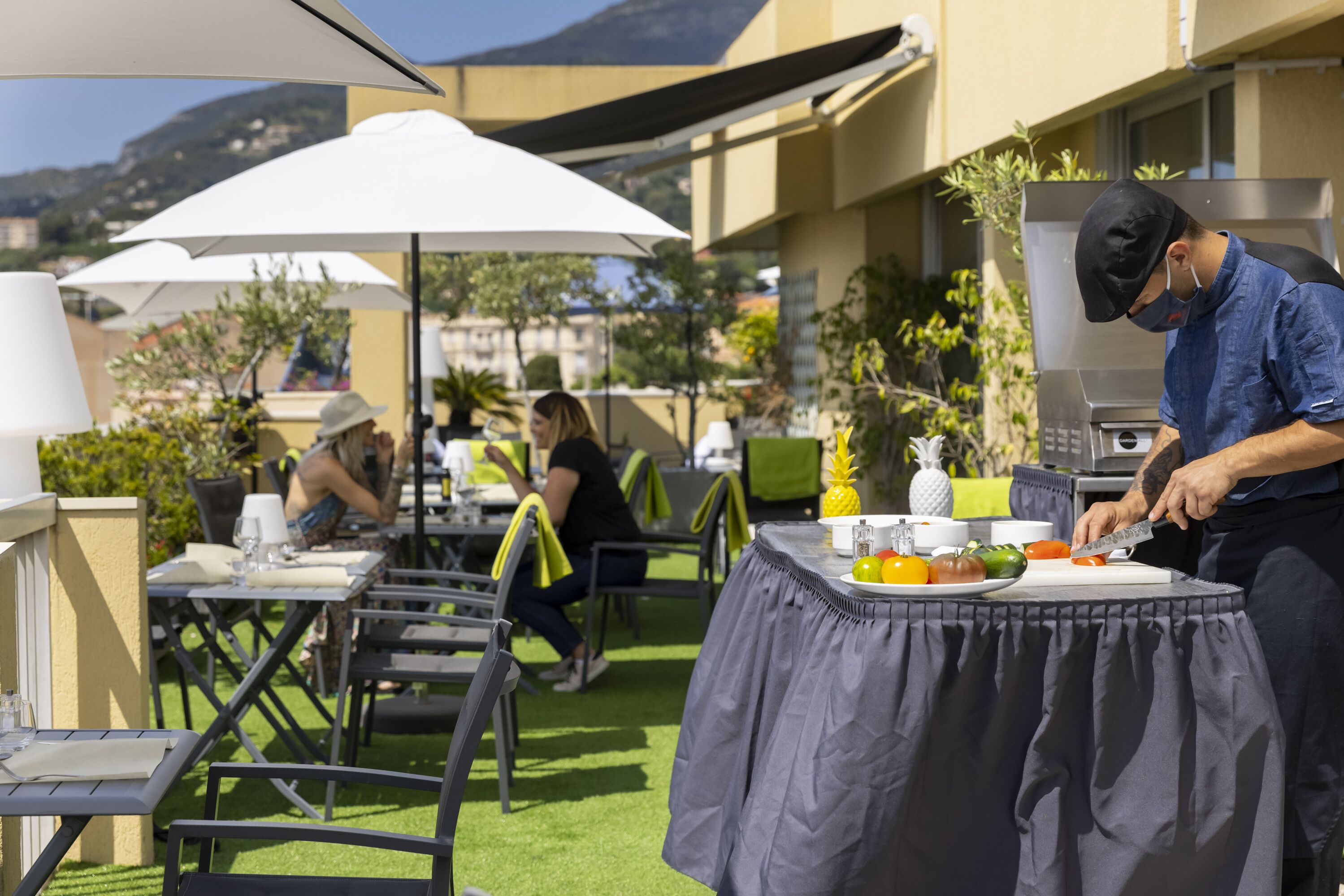 breakfast, lunch, dinner served; mediterranean cuisine