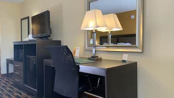 Desk, laptop workspace, soundproofing, iron/ironing board