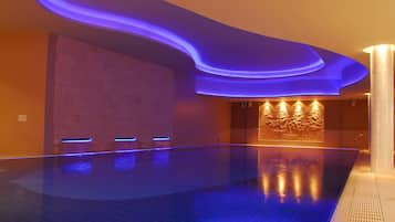 Sauna, steam room, body treatments, mud baths, hydrotherapy