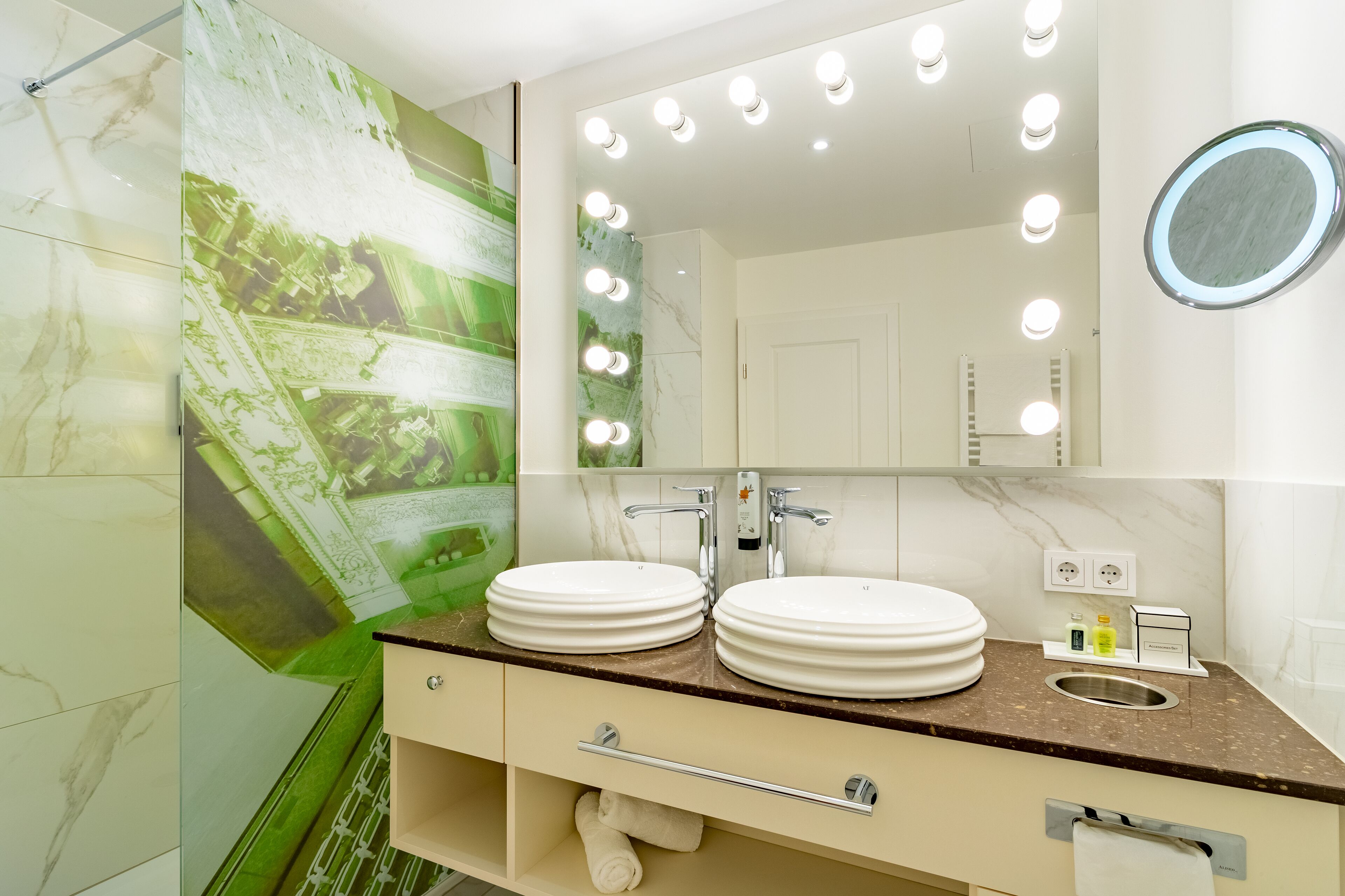 superior suite (senior) | bathroom | deep-soaking bathtub, rainfall showerhead, free toiletries, hair dryer