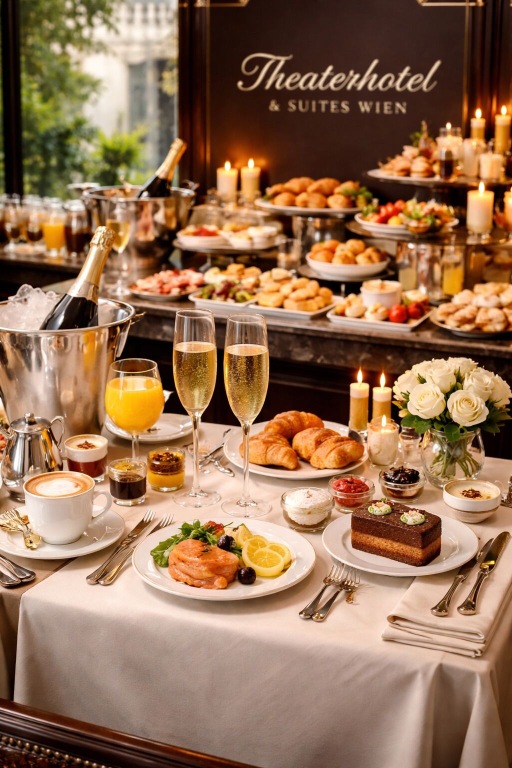 Daily buffet breakfast (EUR 24 per person)