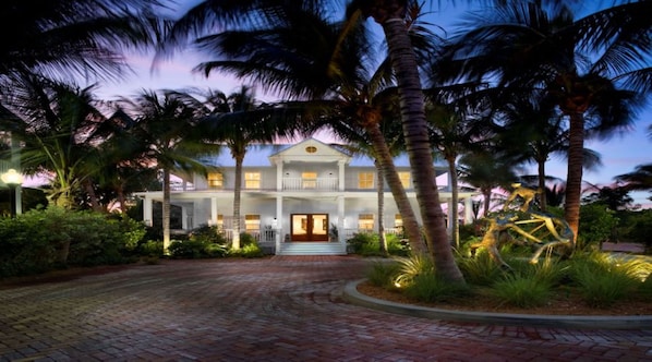 Front of property - evening/night