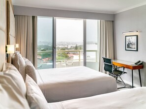 Standard Double Room, 2 Double Beds | In-room safe, desk, iron/ironing board, free cribs/infant beds