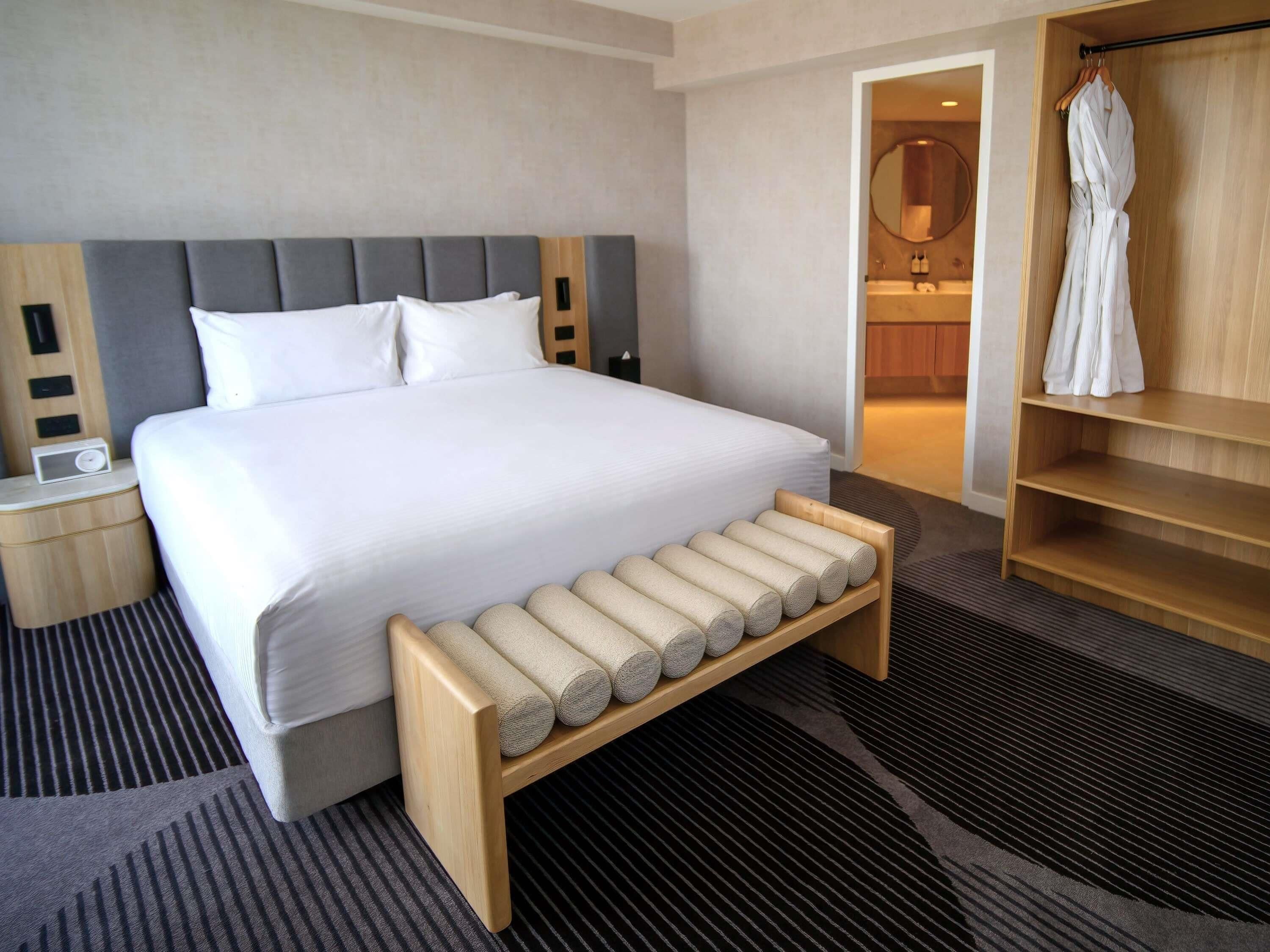 In-room safe, desk, iron/ironing board, free cribs/infant beds