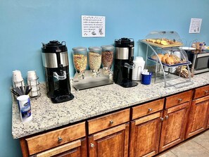 Petit déjeuner à emporter compris tous les jours