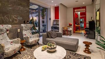 Zona de estar del vestíbulo