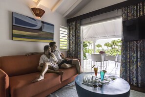 Bungalow Junior Suite partial sea view | View from room - La Toubana Hôtel & Spa (Sainte-Anne)