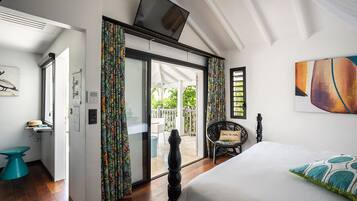 Bungalow, Sea View | Premium bedding, in-room safe, blackout curtains, free cots/infant beds