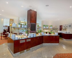 Daily buffet breakfast (EUR 21 per person)