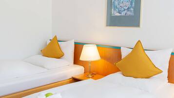 Hypo-allergenic bedding, desk, soundproofing, iron/ironing board