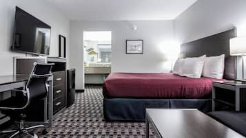 Desk, iron/ironing board, free WiFi, bed sheets